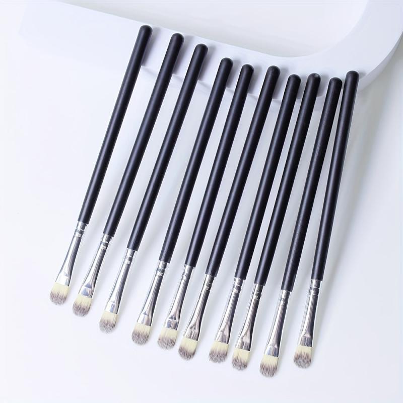 10 PCS Eye Makeup Brushes Set Soft Synthetic Hair Professional Cosmetic Tools