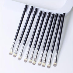 10 PCS Eye Makeup Brushes Set Soft Synthetic Hair Professional Cosmetic Tools