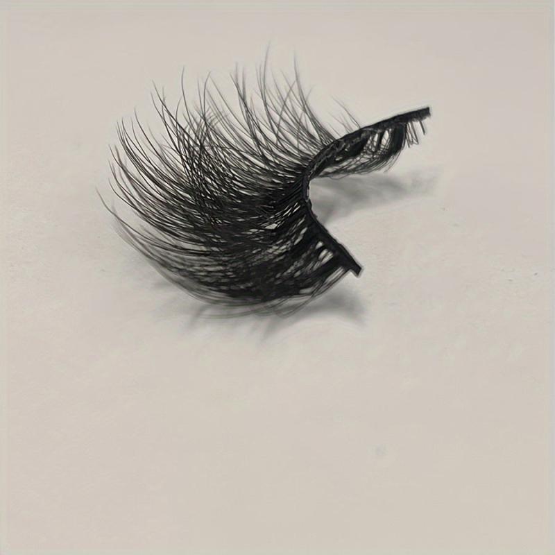 6 Pairs Natural Nude Crossed False Eyelashes Short Daily Wear Women