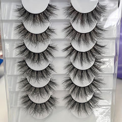6 Pairs Natural Nude Crossed False Eyelashes Short Daily Wear Women
