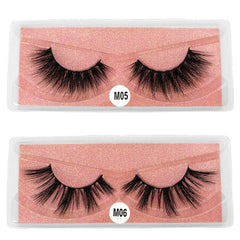 20 Pairs 3D Mink Lashes Natural Thick Fluffy False Eyelashes Makeup Pack