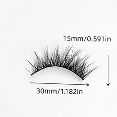 10 Pairs Thick Curling Crossed Lashes Doll Style Big Eye Makeup False Eyelashes