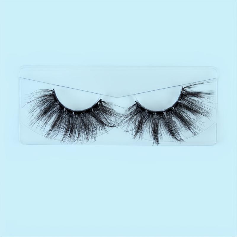 Christmas False Eyelashes Wispy Long Crisscross Style Fluffy Lashes
