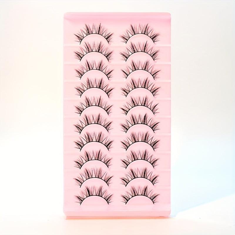 Natural Look False Eyelashes Fox Eyes Makeup Short Eyelashes