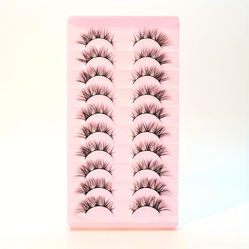 Natural Look False Eyelashes Fox Eyes Makeup Short Eyelashes