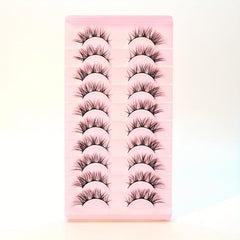 Natural Look False Eyelashes Fox Eyes Makeup Short Eyelashes