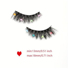 Sequin Butterfly False Eyelashes for Christmas