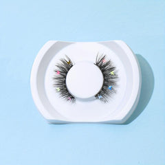 Sequin Butterfly False Eyelashes for Christmas