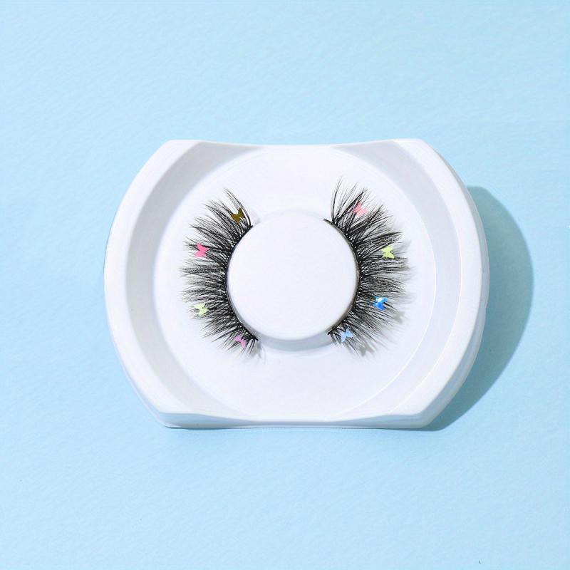 Sequin Butterfly False Eyelashes for Christmas