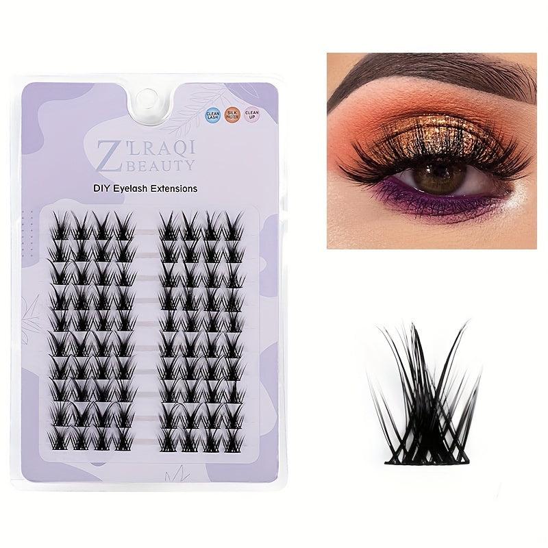 Individual Cluster Lashes Big Eye Makeup False Eyelashes