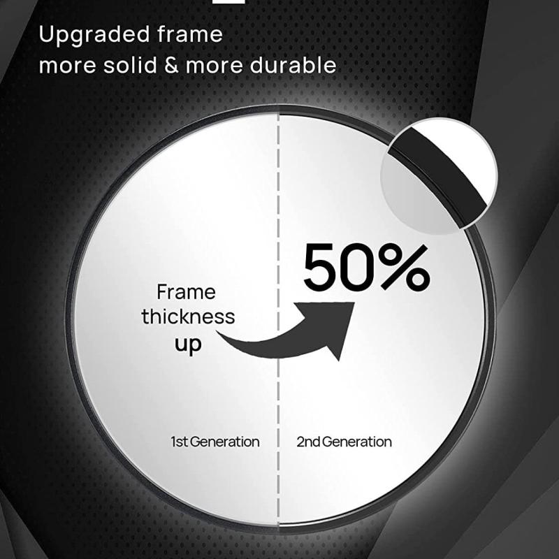 10X Magnifying Mirror & Tweezers Kit with 3 Suction Cups