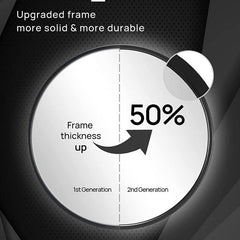 10X Magnifying Mirror & Tweezers Kit with 3 Suction Cups