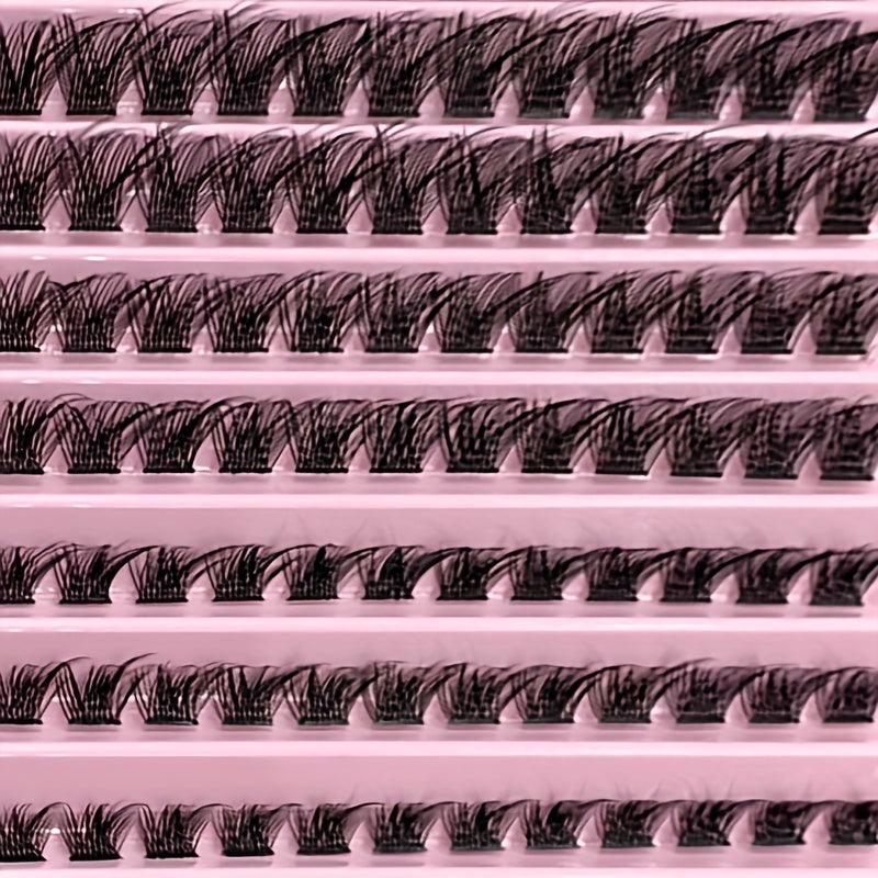 120pcs Cluster Lashes Individual Lash Extensions Soft Natural False Eyelashes