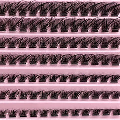 120pcs Cluster Lashes Individual Lash Extensions Soft Natural False Eyelashes