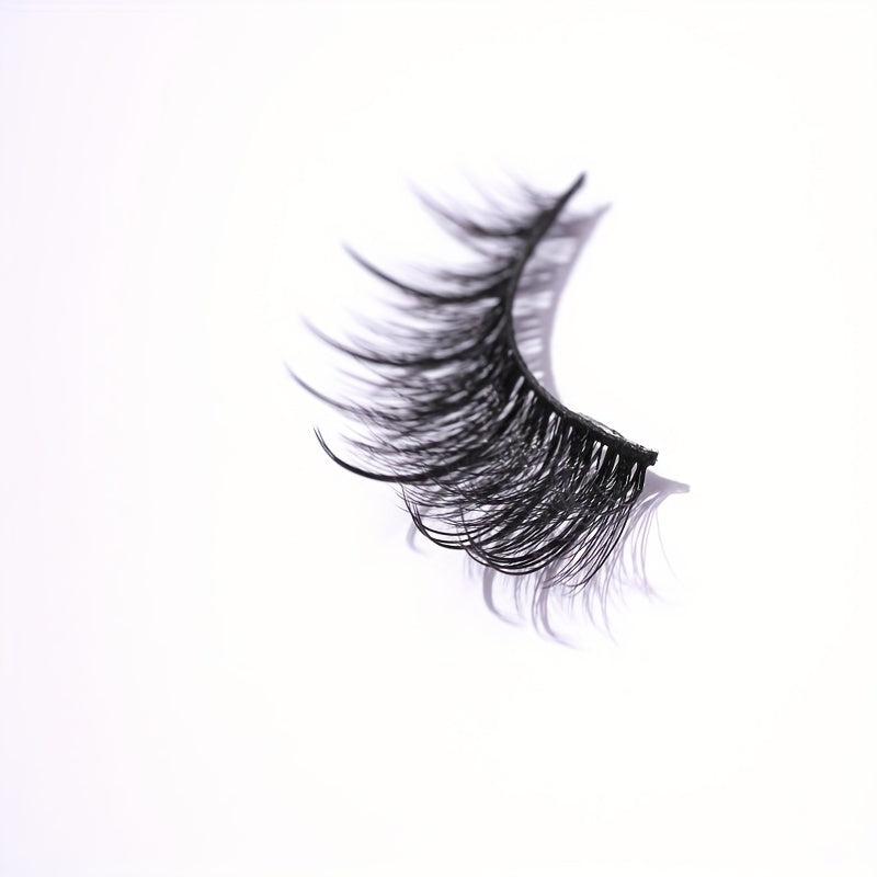 7 Pairs Fluffy Curly Crisscross Style False Eyelashes