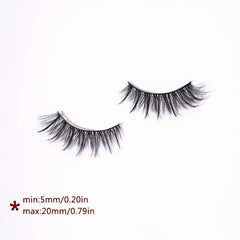 7 Pairs Fluffy Curly Crisscross Style False Eyelashes