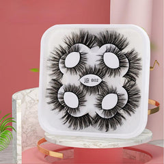 9 Pairs 25mm Thick False Eyelashes 8D Volume Curling Lashes