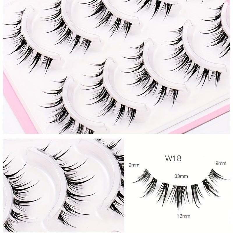 5 Pairs Little Devil Style False Eyelashes