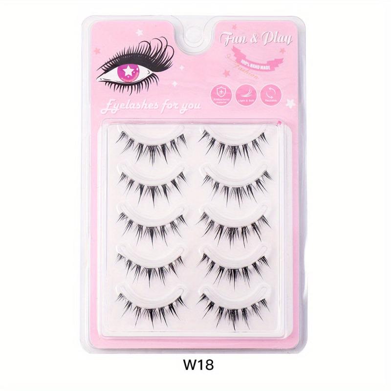 5 Pairs Little Devil Style False Eyelashes