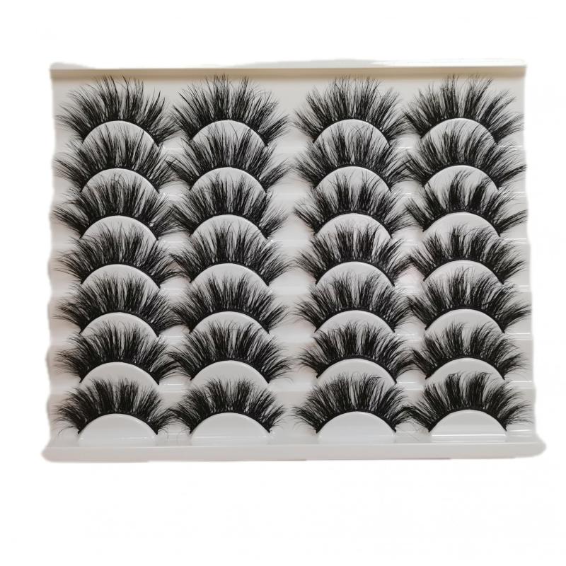 14 Pairs Fluffy False Eyelashes Soft Wispy Volume Lashes