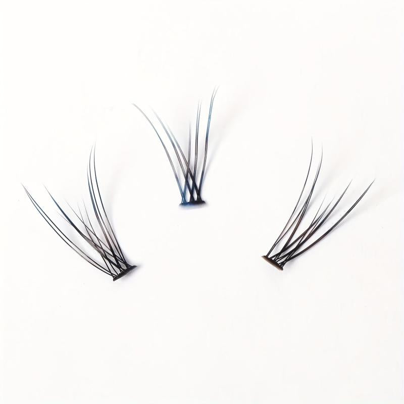Ombre Cluster Eyelashes D Curl 10D 10mm 12mm False Eyelashes Gradient Colored