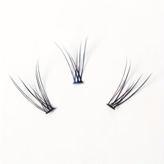 Ombre Cluster Eyelashes D Curl 10D 10mm 12mm False Eyelashes Gradient Colored