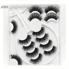 7 Pairs 8D Fluffy Faux Mink False Eyelashes