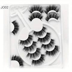 7 Pairs 8D Fluffy Faux Mink False Eyelashes