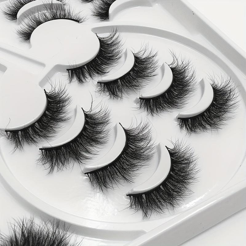 7 Pairs 8D Fluffy Faux Mink False Eyelashes