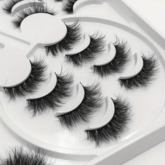 7 Pairs 8D Fluffy Faux Mink False Eyelashes