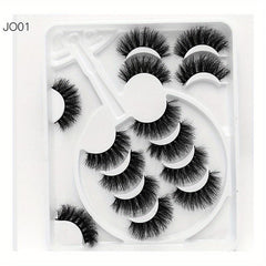 7 Pairs 8D Fluffy Faux Mink False Eyelashes