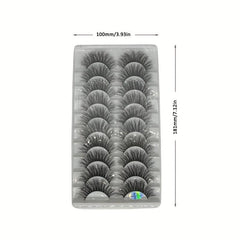 10 Pairs 5D False Eyelashes Fluffy Lashes Natural Look Extension