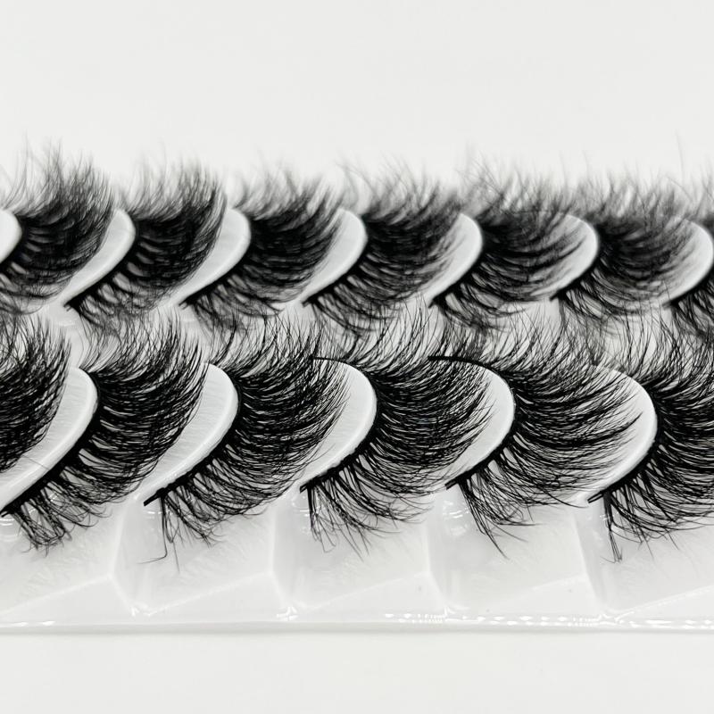 10 Pairs 5D False Eyelashes Fluffy Lashes Natural Look Extension