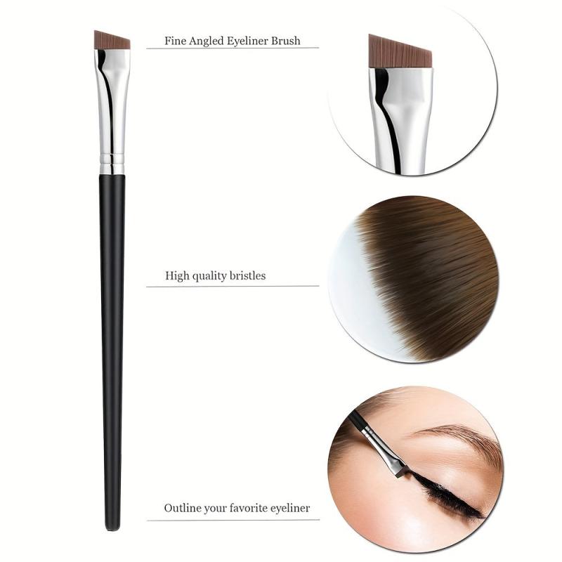2PCS Angled Eyeliner Brushes Gel Eye Liner Brush