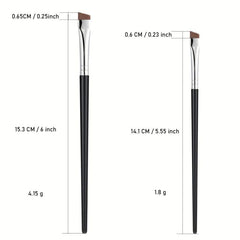 2PCS Angled Eyeliner Brushes Gel Eye Liner Brush