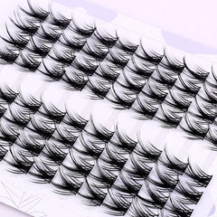 Fluffy Wispy Individual Eyelash Clusters Extension 80Pcs
