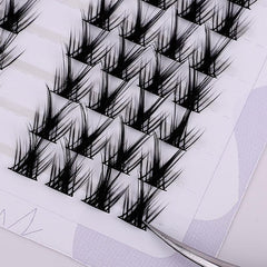 Fluffy Wispy Individual Eyelash Clusters Extension 80Pcs