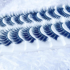 Natural Look 8D Fluffy Volume Lashes 8 16mm Curly False Eyelashes