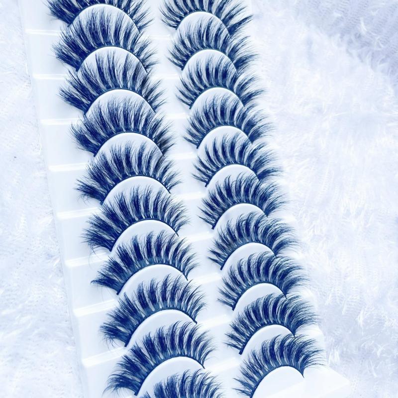 Natural Look 8D Fluffy Volume Lashes 8 16mm Curly False Eyelashes