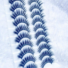 Natural Look 8D Fluffy Volume Lashes 8 16mm Curly False Eyelashes