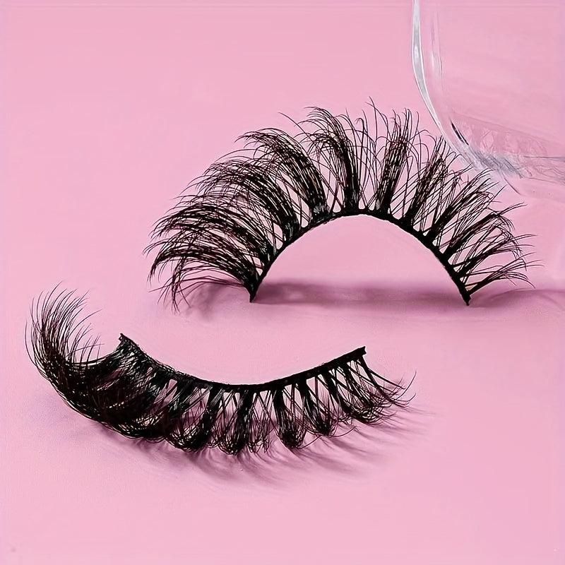 Natural Look 8D Fluffy Volume Lashes 8 16mm Curly False Eyelashes