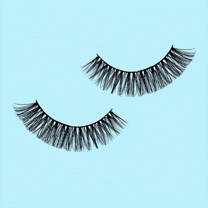 8 Pairs Fluffy Crisscross False Eyelashes