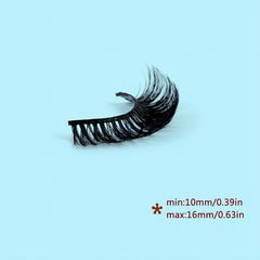 8 Pairs Fluffy Crisscross False Eyelashes