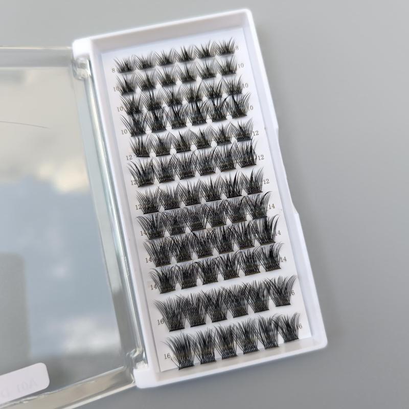 Individual Lashes 48 Pcs D Curl 8 16mm Lash Clusters Mixed Length