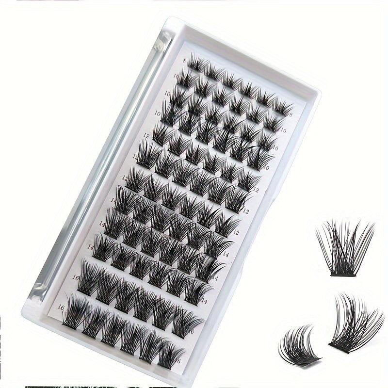 Individual Lashes 48 Pcs D Curl 8 16mm Lash Clusters Mixed Length