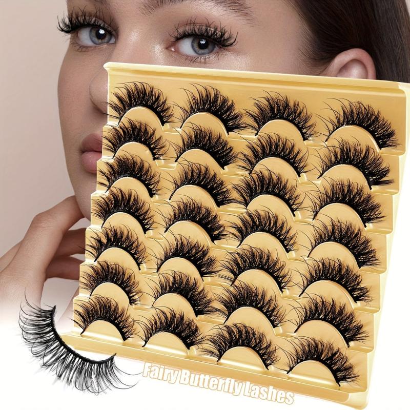 14 Pairs 8D False Eyelashes Curling Fairy Style False Eyelashes