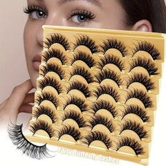 14 Pairs 8D False Eyelashes Curling Fairy Style False Eyelashes