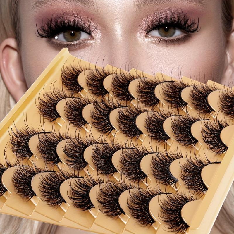 14 Pairs 8D False Eyelashes Curling Fairy Style False Eyelashes