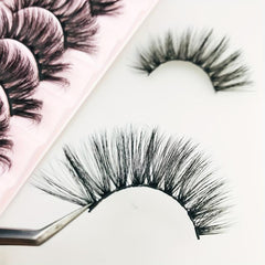 10 Pairs Faux Mink Natural Thick Curly False Eyelashes