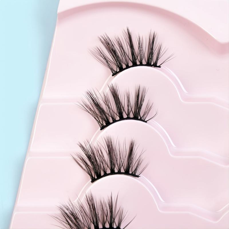 7 Pairs Half Lashes Wispy Fluffy False Eyelashes for Christmas
